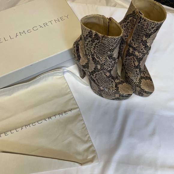 Stella McCartney Faux Snakeskin Platform Boots - Picture 3 of 6